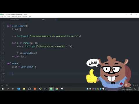 Python Tutorial Standart Deviation Without Using Numpy Part 4