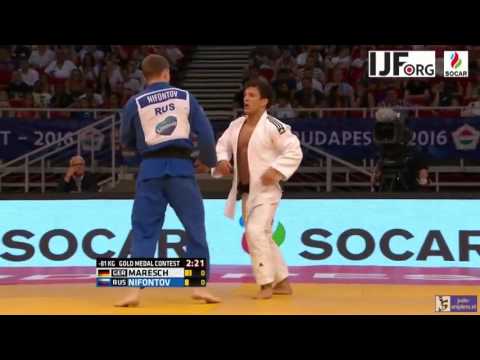 Judo 2016 Grand Prix Budapest: Maresch (GER) - Nifontov (RUS) [-81kg] final