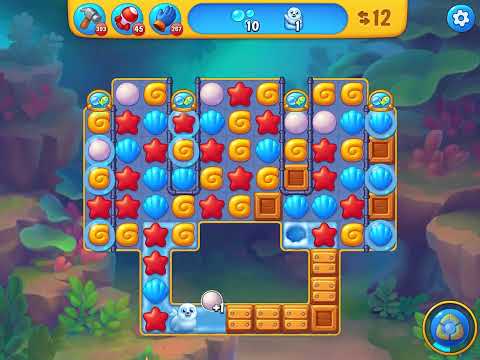 Fishdom level 6480 no boosters フィッシュダム ノーマル [Friend's]