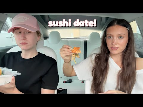 KatieB And Riley Do A Sushi Mukbang!