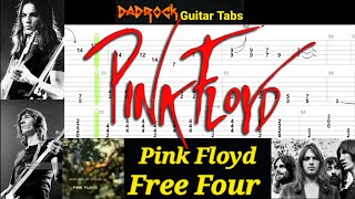 Free Four - Pink Floyd - Guitar + Bass TABS Lesson