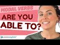Are you ABLE to..? 💪🏼 English Modal Verbs