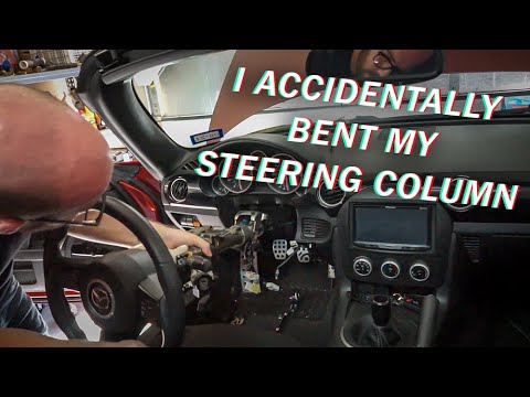 Replacing My BENT Steering Column in the 2.5 NC Miata