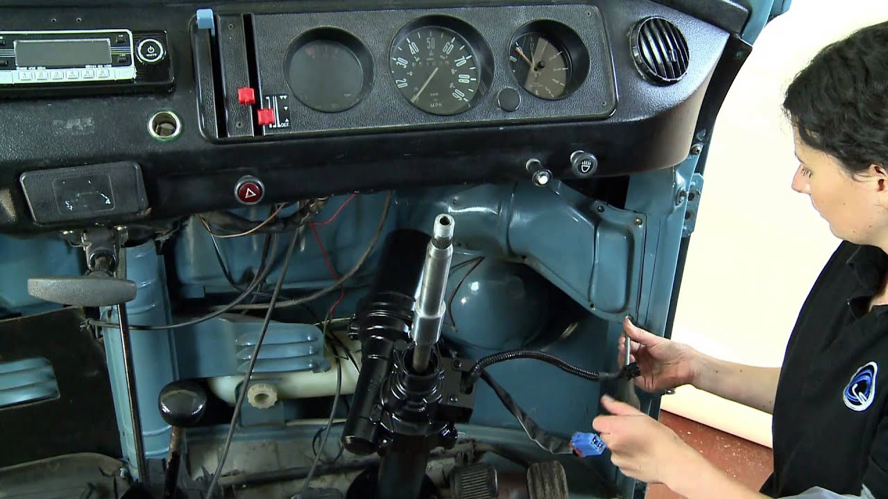 How to fit the LiteSteer Power Assisted Steering for VW Camper vans and Classic Cars.