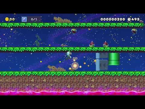 ダンジョン by りくくん1 - Super Mario Maker 2 - No Commentary - Super Mario Maker 2 - No Commentary 1by