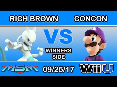 MSM 115 - PG | Rich Brown (Mewtwo) Vs. SS | ConCon (Luigi) Winners Side