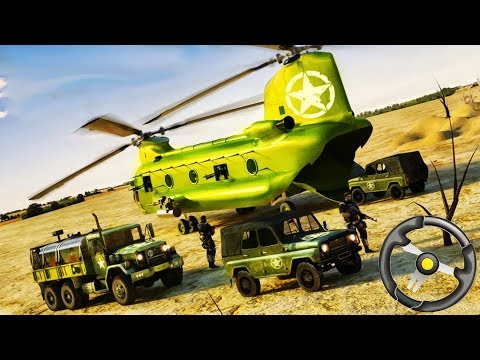 US Army Cargo Truck Transport Military Bus Driver - Android Gameplay