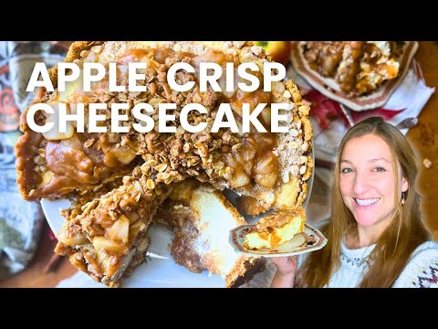 How to Make Apple Crisp Cheesecake || The Ultimate Fall Dessert Mashup!