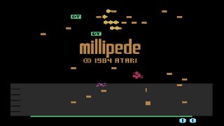 Millipede Atari 2600 Gameplay - Classic Arcade Shooter