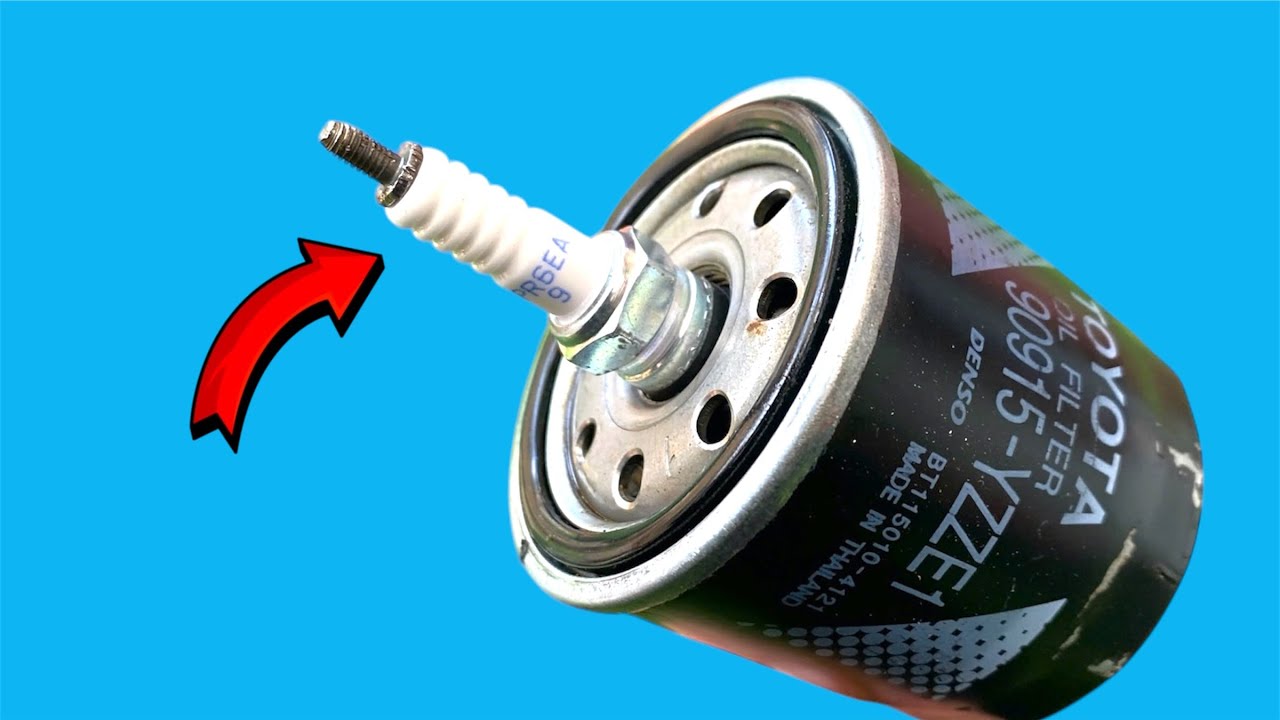 It's a Mistake to Throw Away Oil Filters and Spark Plugs! Simple Ideas to Help Your Life Every Day