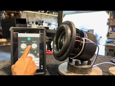 Audio Code AXC-T84 8” Free Air Frequency Sweep!!! Nice Quiet Throw!!