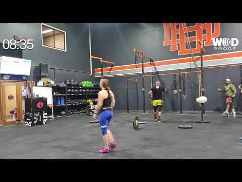 Crossfit Open WOD - 21.3 done alongside the Pancik Brothers...20 Bar muscle Up. 105kg lift