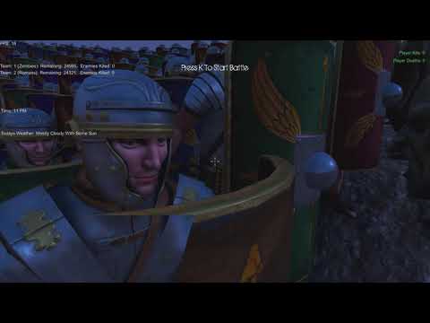 UEBS Jedi vs the Sith and 25k zombies vs 25k Romans