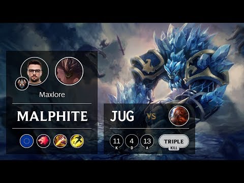 Malphite Jungle vs Gragas - EUW Challenger Patch 9.24