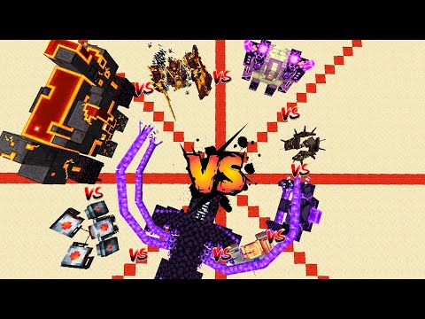 L_Ender's Cataclysm Bosses Battle ROYALE | Minecraft Mob Battle