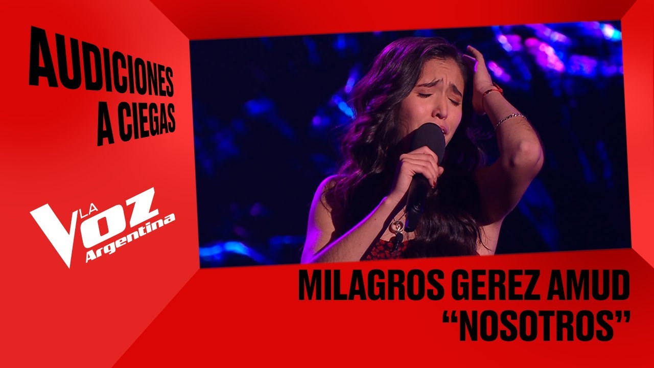Milagros Gerez Amud - "Nosotros" - Audiciones a ciegas - La Voz Argentina 2025