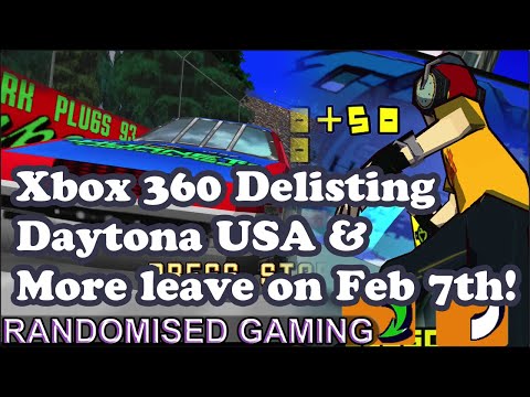 Xbox 360 Store Delistings! Farewell to Daytona USA, Jet Set Radio & More on 7th of February [HD]
