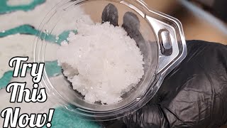 💕NEW! Stunning Effects! Acrylic Pouring & Epsom Salt Crystal's! Acrylic Pour Painting
