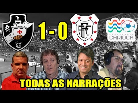 Todas as narrações - Vasco 1 x 0 Americano / Campeonato Carioca 2019