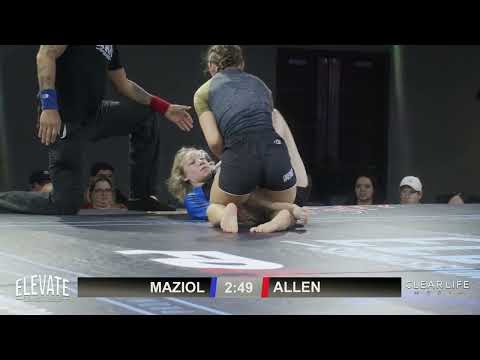 Elevate Submission Series 6 Maziol vs Allen [Full Fight] Submission Grappling