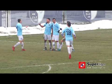Super liga 2017/18: 25.Kolo: RAD – BORAC 5:0 (3:0)