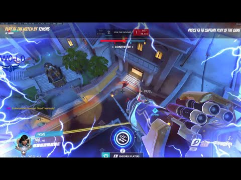 POTG! YZNSA INSANE NANO PHARAH GAMEPLAY OVERWATCH SEASON 26 TOP 500