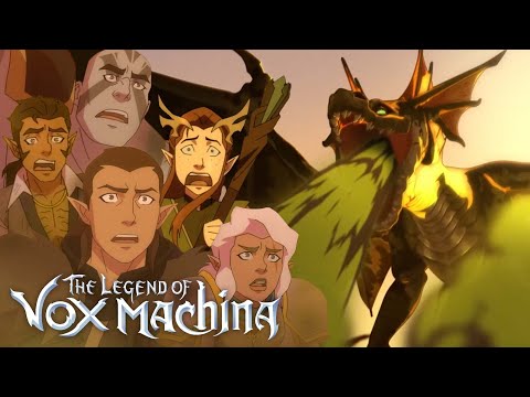 The First Brutal Dragon Attack of Season 2 | The Legend Of Vox Machina
