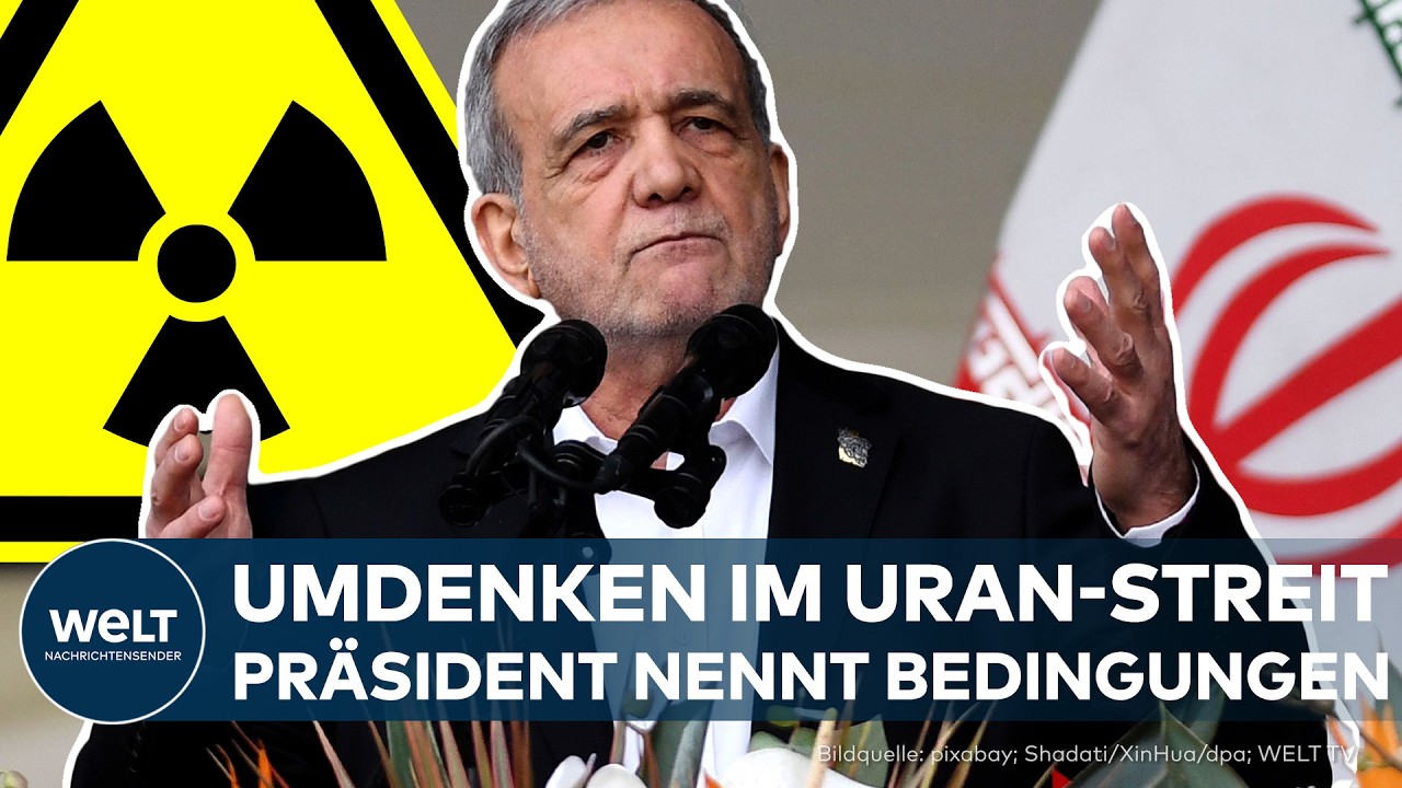 IRAN-KRIEG: Umdenken im Uran-Kurs! Präsident Peseschkian will im Atom-Streit entgegenkommen