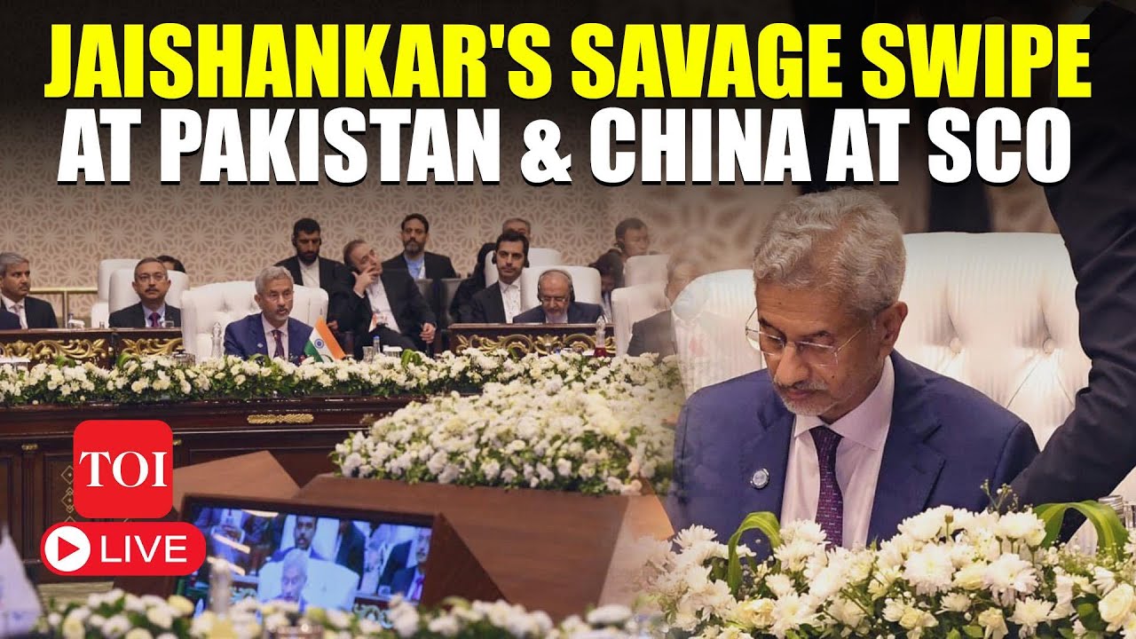 LIVE | Jaishankar Jabs Pakistan At 23rd SCO Summit In Islamabad As Shehbaz Sharif Listens | China