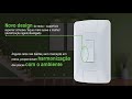 Miniatura vídeo do produto Conjunto 1 Interruptor Simples Aria 4 x 2 Branco250V/ 6A - Tramontina - 57241001 - Unitário
