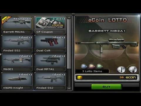 Crossfire Philippines 3.0 - Winning Barrett M82A1 (2014 Lotto Re-release)