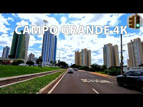 #19 CAMPO GRANDE 4K v1 CAPITAL do MATO GROSSO DO SUL PANTANAL MS Av AFONSO PENA e DUQUE de CAXIAS