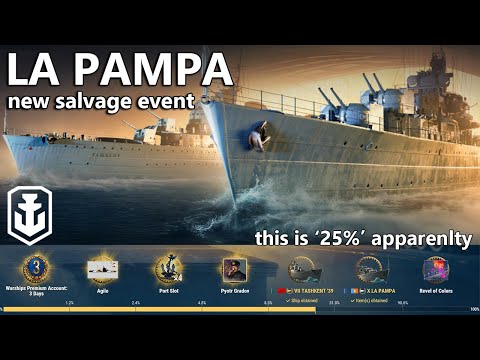 Is The New La Pampa Salvage Event Really That Bad? (World of Warships)