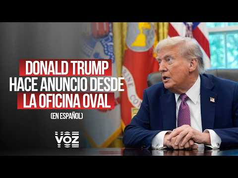 EN VIVO: El Presidente hace anuncio desde la Oficina Oval (En español)