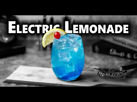 How To Make The Beautiful Electric Lemonade Cocktail