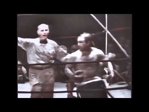 Rocky Marciano vs. Jersey Joe Walcott I - 13th Round - The Famous Knockout Best Quality & COLORIZED!