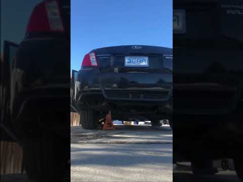 Before & After Sound Clip: Spec-D WRX/STI Sedan Quad Tip Exhaust @ Redline360