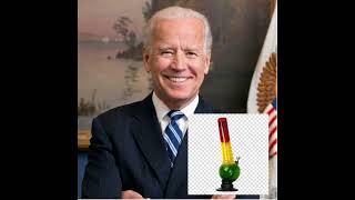 Joe Biden and Donald Trump smoke zaza