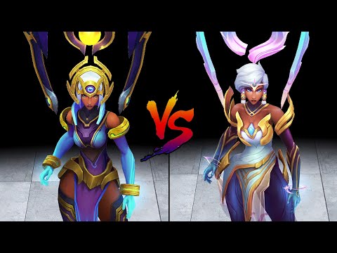 Odyssey Karma vs Dawnbringer Karma Skin Comparison Spotlight (League of Legends)