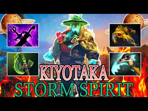 KIYOTAKA [STORM SPIRIT] Mid Lane 23 Kills With Parasma - Dota 2 Pro Gameplay