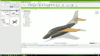 Modeling up a plane for RC, WIP