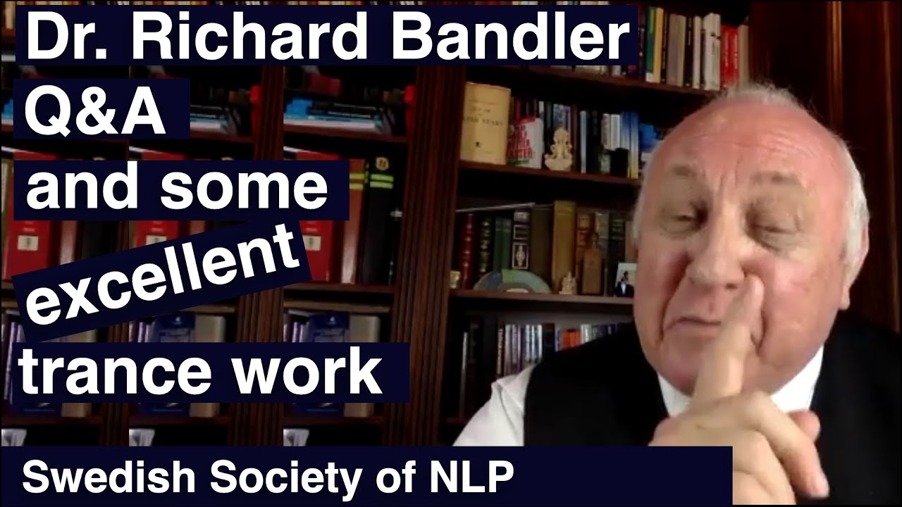 Dr. Richard Bandler for the Swedish NLP Society