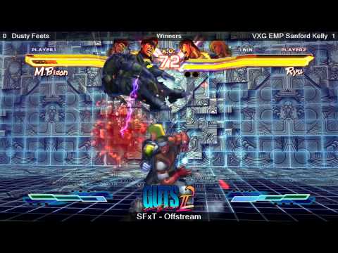 GUTS2 - SFxT - Dusty Feets (Rolento,M.Bison) Vs.  VXG EMP Sanford (Ken,Ryu)