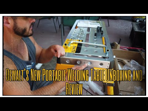 [MUST HAVE!!] Dewalts new portable welding table review and unboxing