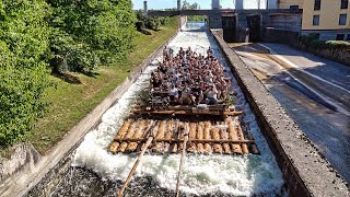 Timber Log Ride in Real World | Bavaria Germany