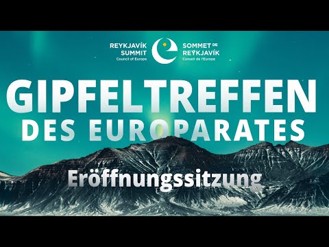 Council of Europe Summit - Opening Session (German)