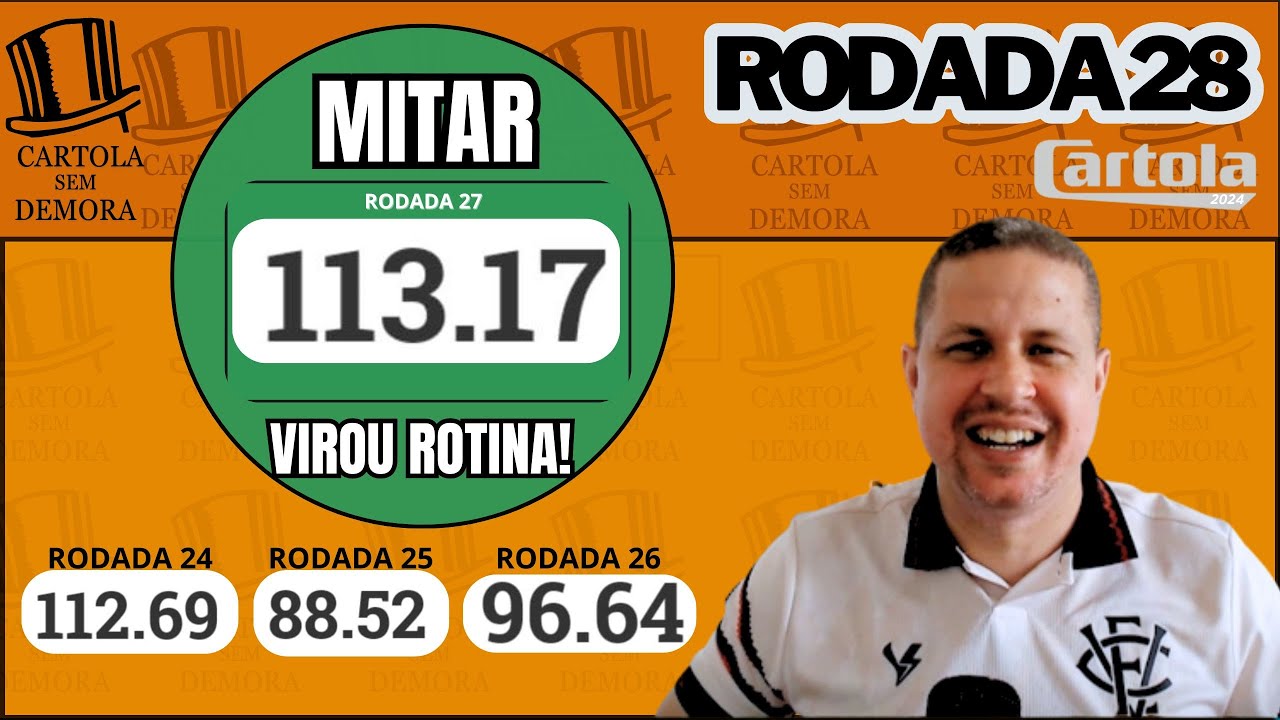 RODADA 28, QUER MITAR? ASSISTA ESSE VIDEO, CARTOLA 2024