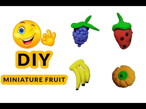 Miniature Fruits with Clay! | A Fun and Relaxing DIY Project | Nilima's Activity.