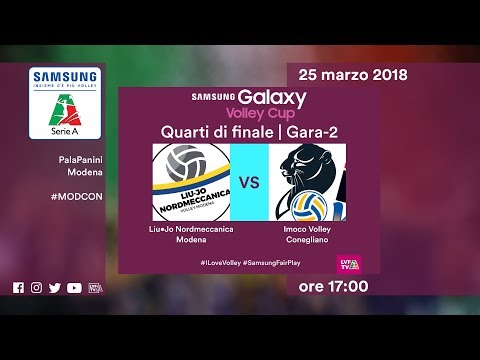 Gara2 Modena - Conegliano | Speciale | Quarti di finale | Samsung Galaxy Volley Cup 2017/18