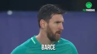 PSG 4 vs 0 Barcelona - Paródia